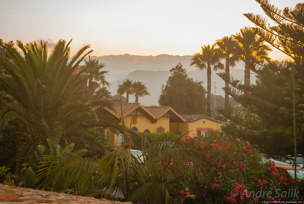 Рассвет в Tarifa, Spain Тарифа, Испания