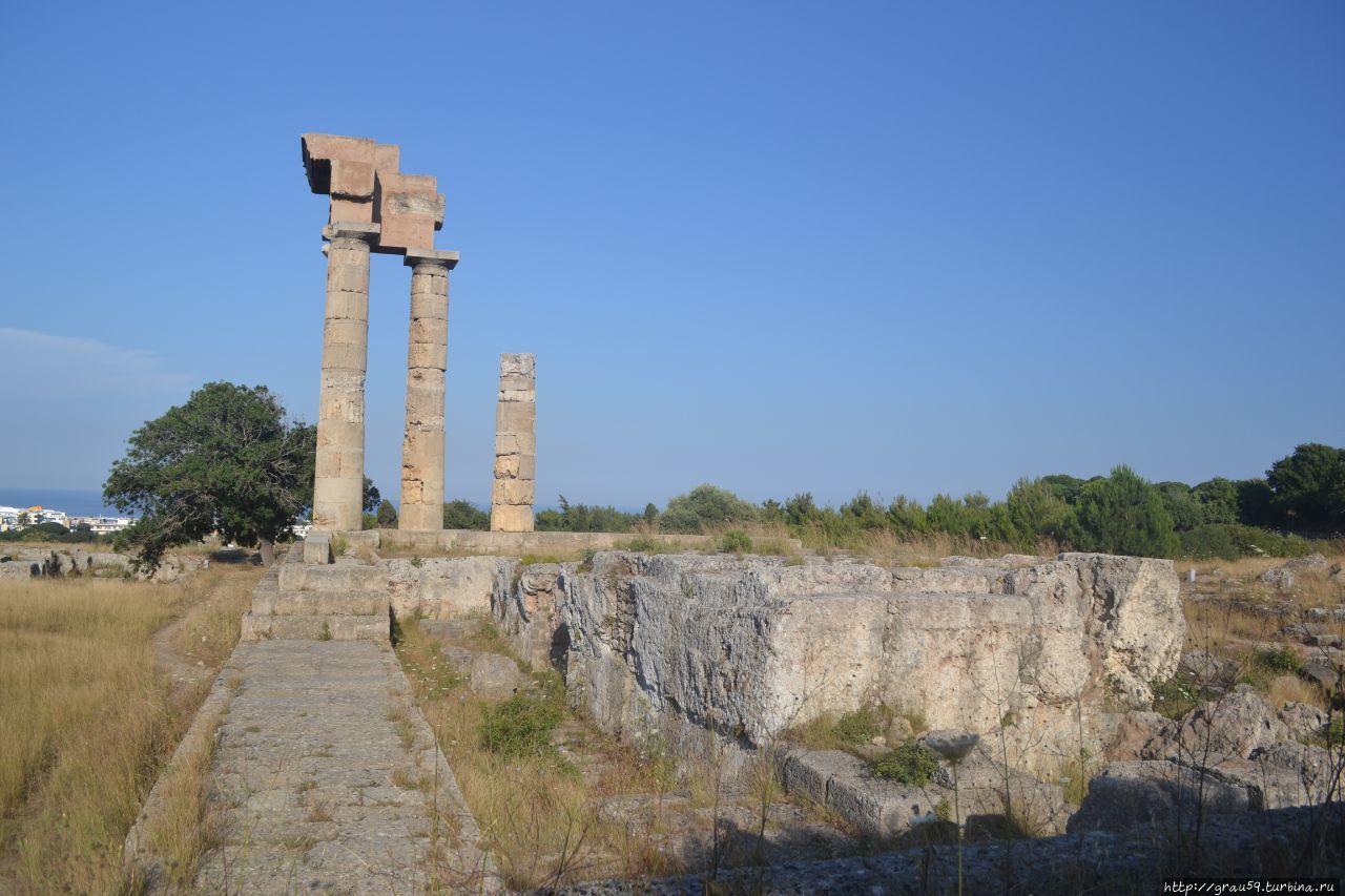 Античный Акрополь Родос, остров Родос, Греция