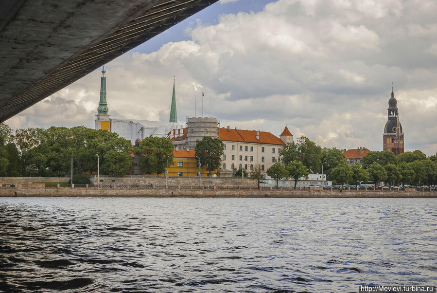 На лодочке по Двине Рига, Латвия