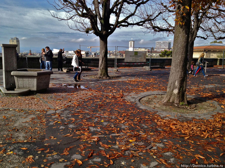 вот как на ней выглядит осень в Лозанне Лозанна, Швейцария