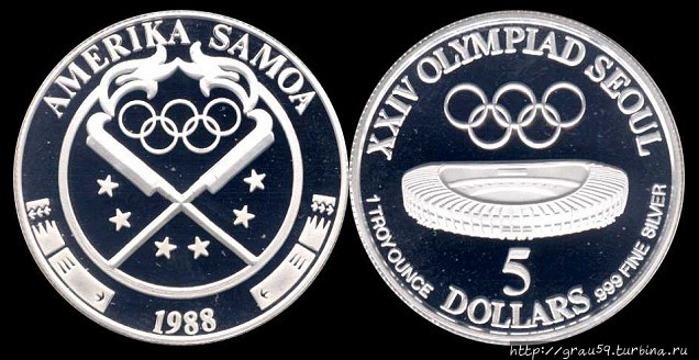 Деньги Американского Самоа Американское Самоа