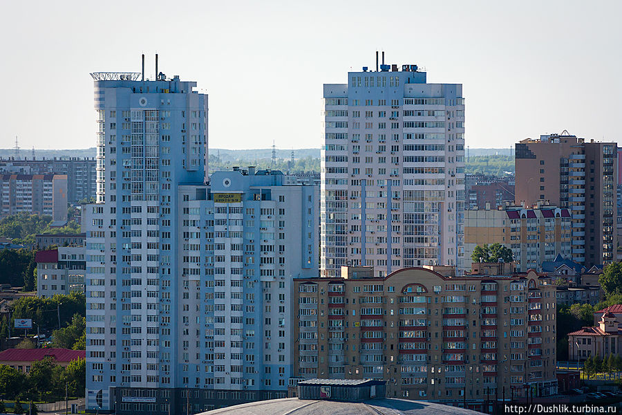 Деловой центр «Челябинск Сити» и виды города с его крыши