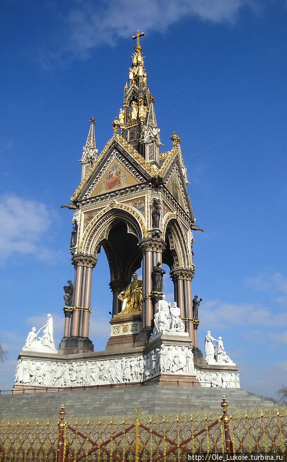 Мемориал принцу Альберту, Кенсингтонские сады Лондон, Великобритания