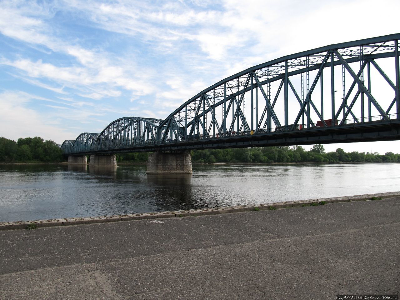 Мост через Вислу в Торуне Польша