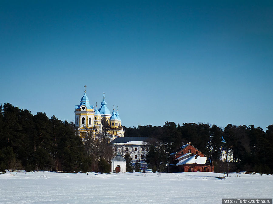 Пешком на Коневец Остров Коневец, Россия