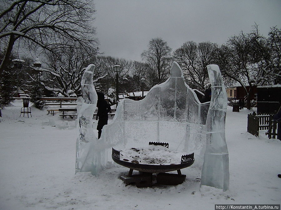 ледяные скульптуры-1 Стокгольм, Швеция