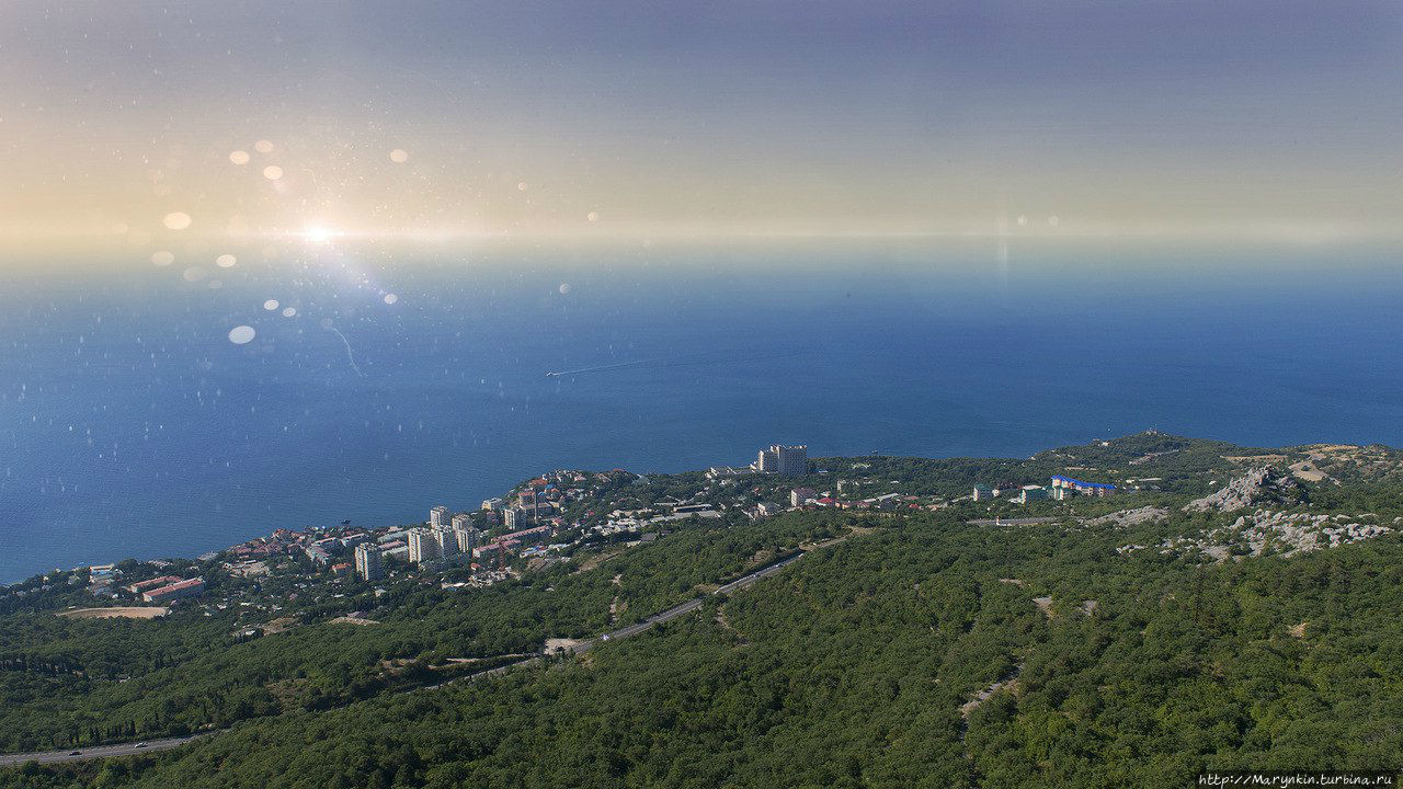 Вид на Форос Республика Крым, Россия