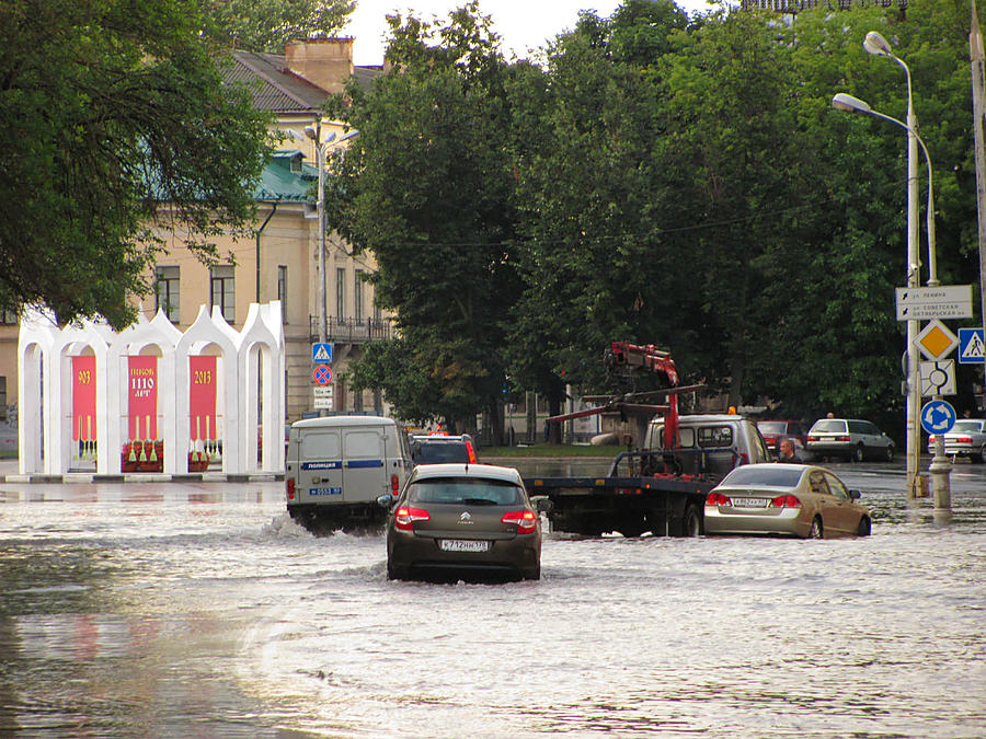 Псков. Утро и вода Псков, Россия