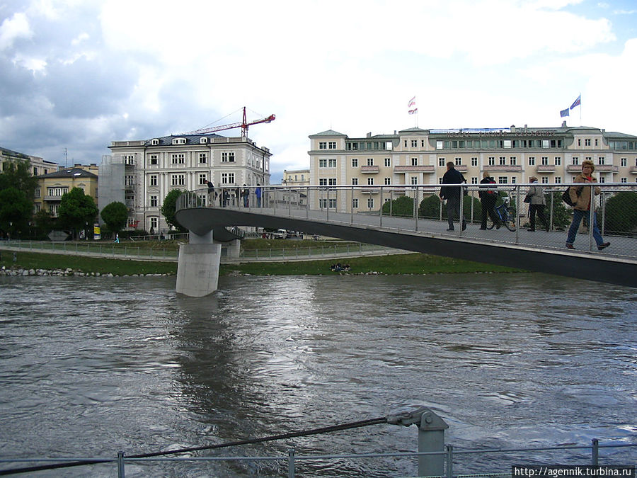 Мосты строят не на века — Зальц сносит их раз в несколько лет сильными паводками Зальцбург, Австрия
