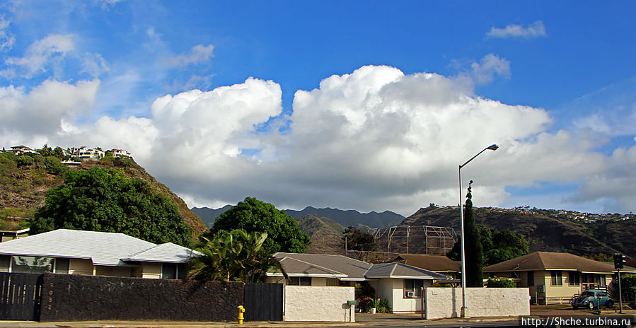Остров Оаху, начинаем объезд. Первые гавайские картинки Хавайи-Кай, CША