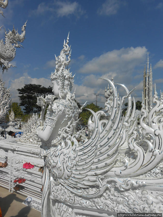 6. Wat Rong Khun. Белый Храм в Чианграе... Чианграй, Таиланд