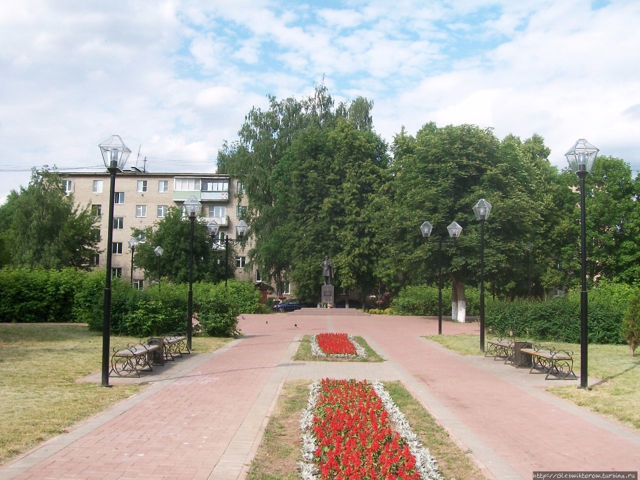 Поездка в третью столицу в хороший летний день Луховицы, Россия