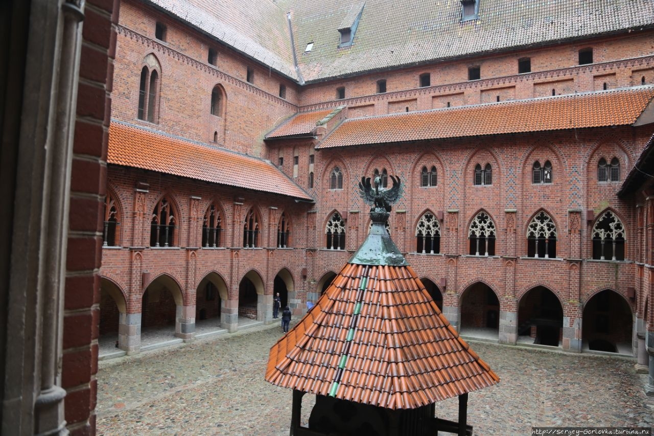 Столица  тевтонских  рыцарей Мальборк, Польша