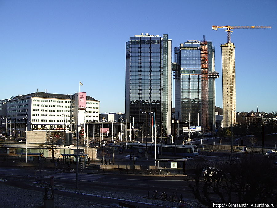 Близнецы Гетеборга (высотные здания), рядом строят еще одну башню.Теперь это будут  — тройняшки! Гётеборг, Швеция