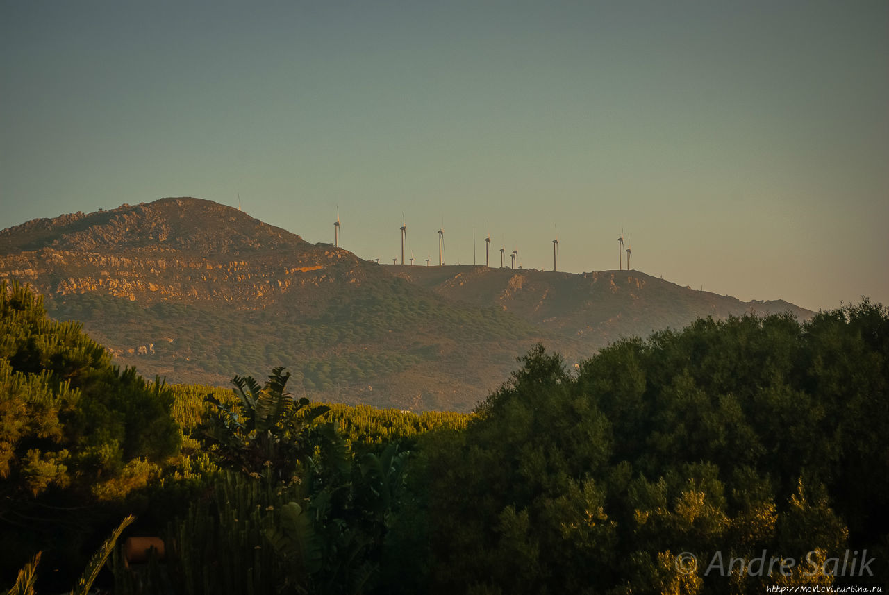 Рассвет в Tarifa, Spain Тарифа, Испания