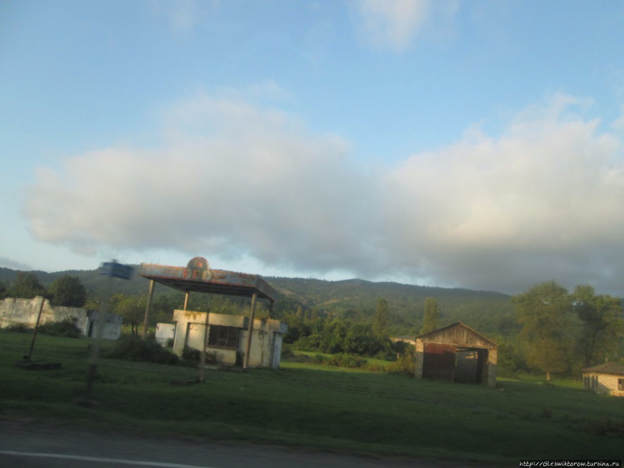 Хоби — типичный малый город Мегрелии Хоби, Грузия