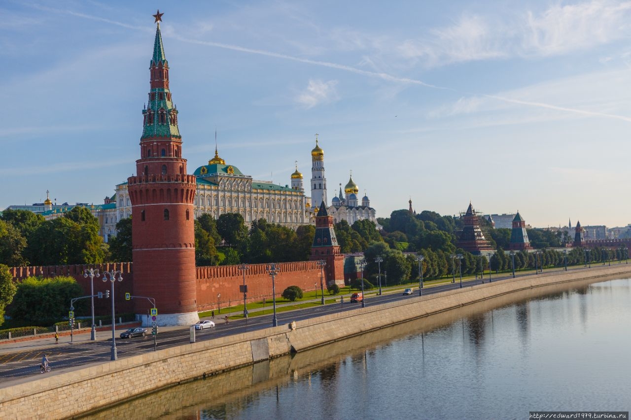 Прогулка по утренней Москве Москва, Россия