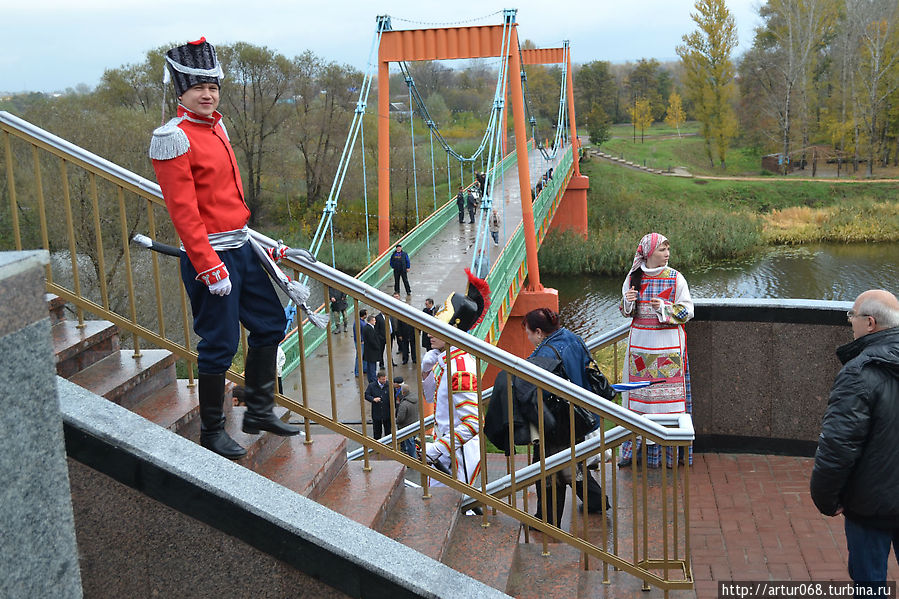 Открытие триумфальной лестницы Тамбов, Россия