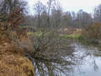 Река Веревка была задействована в системе прудов и каналов усадебного парка