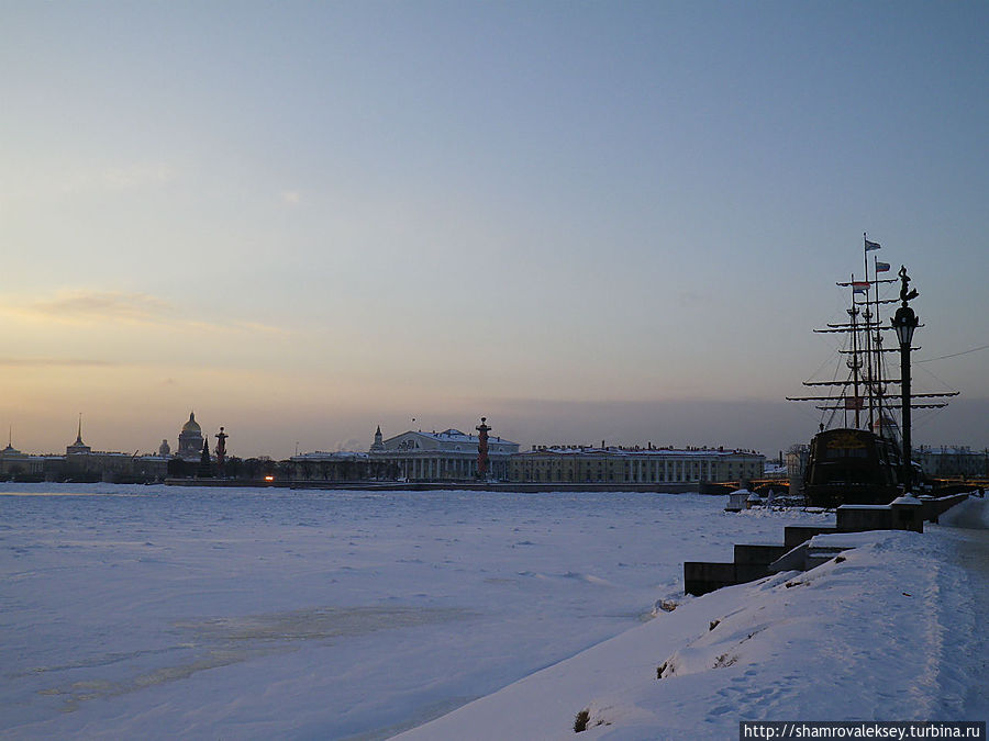 Мороз, ветер, Петропавловка Санкт-Петербург, Россия