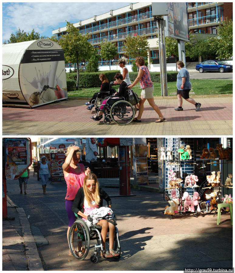 Инвалиды-путешественники Солнечный Берег, Болгария