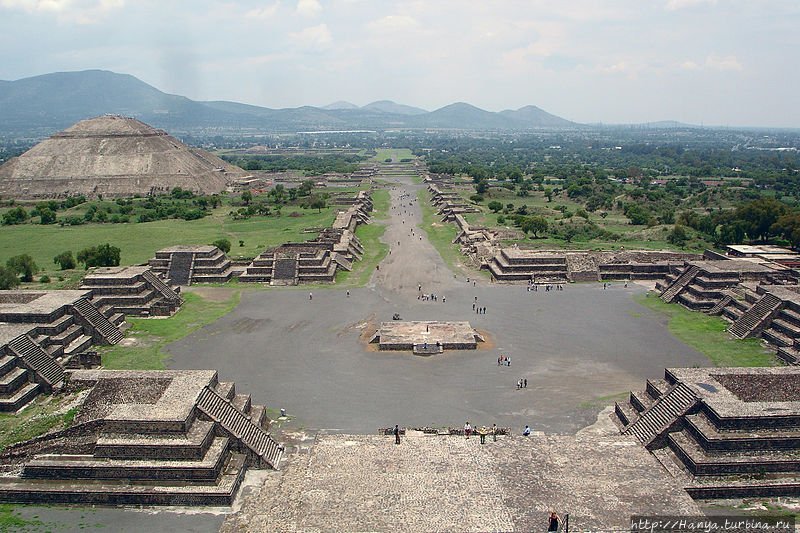Дворец Ягуаров Теотиуакан пре-испанский город тольтеков, Мексика