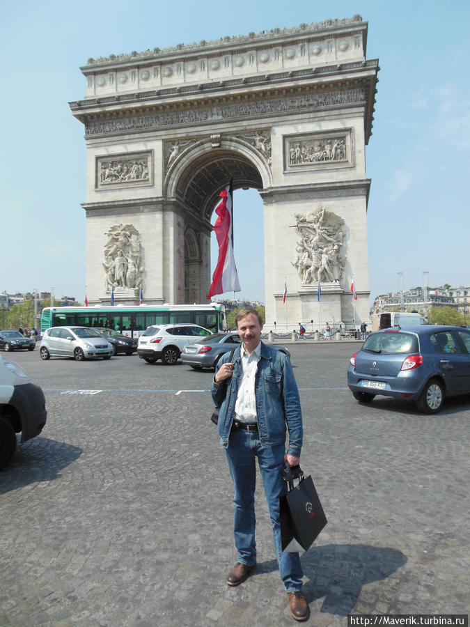 Елисейские Поля — три времени года Париж, Франция