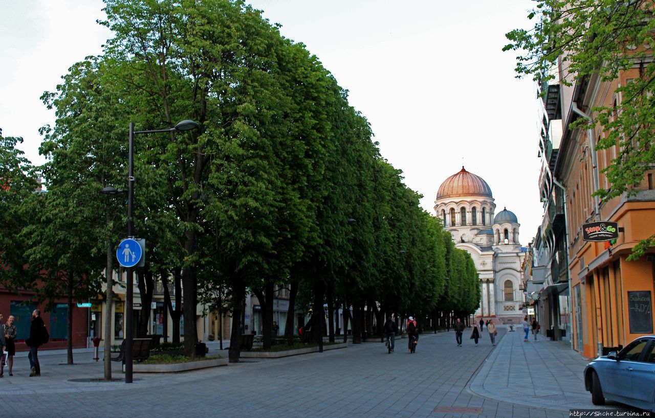 Каунас погожим летним вечером Каунас, Литва