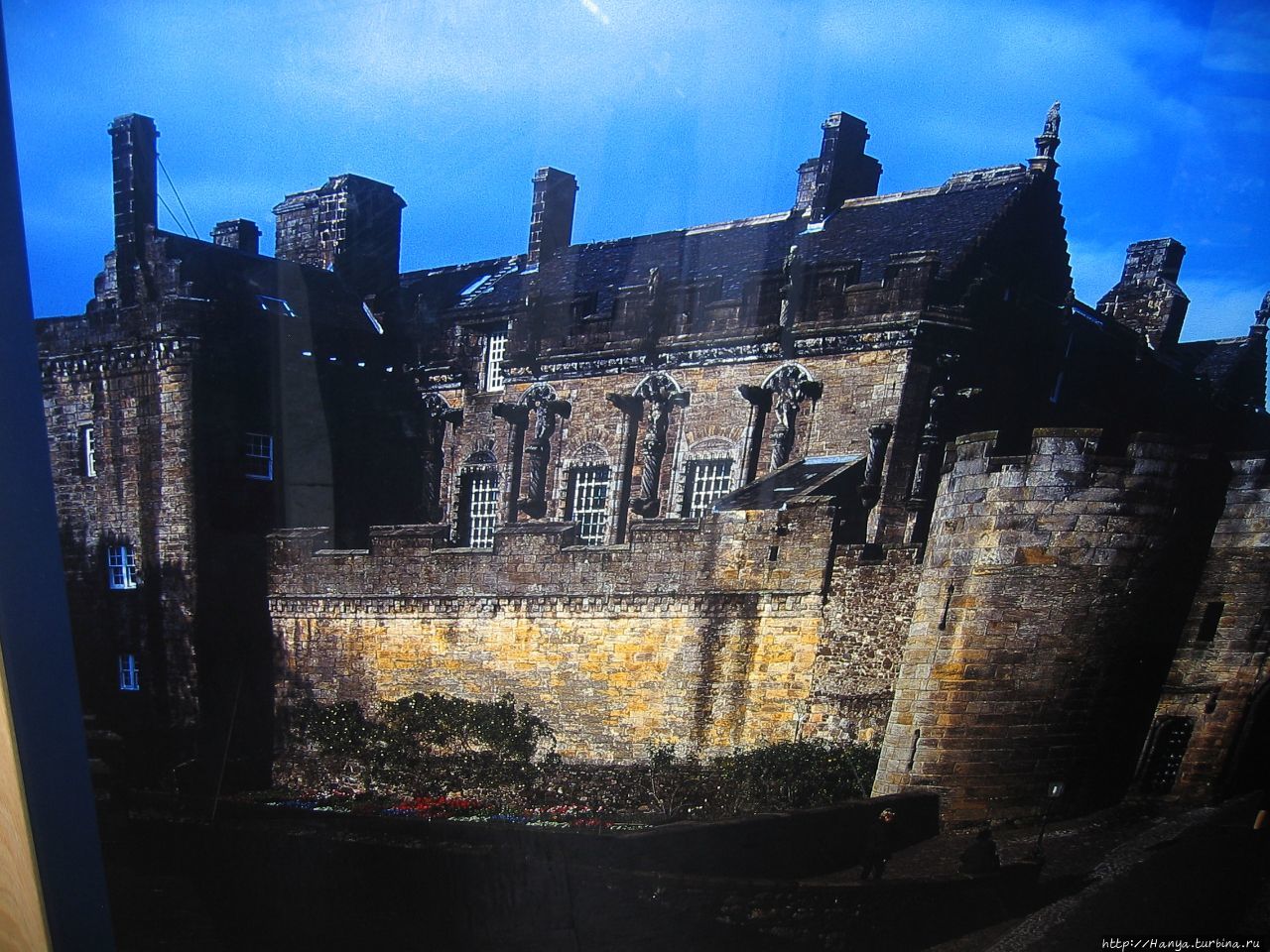 Фото Дворца с наружной стороны на стенде замка Стерлинг, Великобритания
