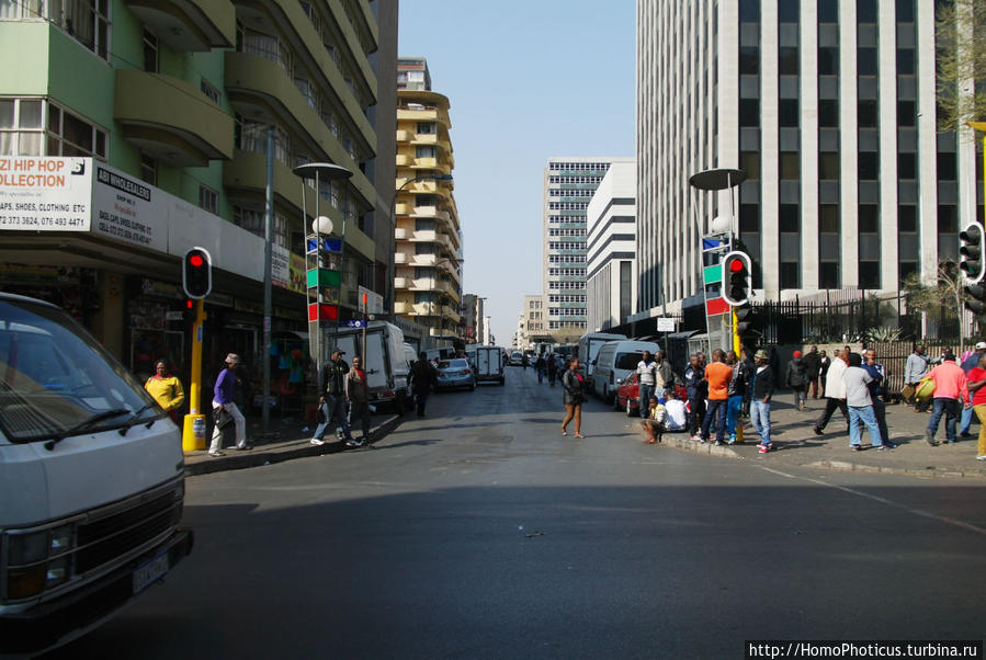 На улицах Йоханнесбурга