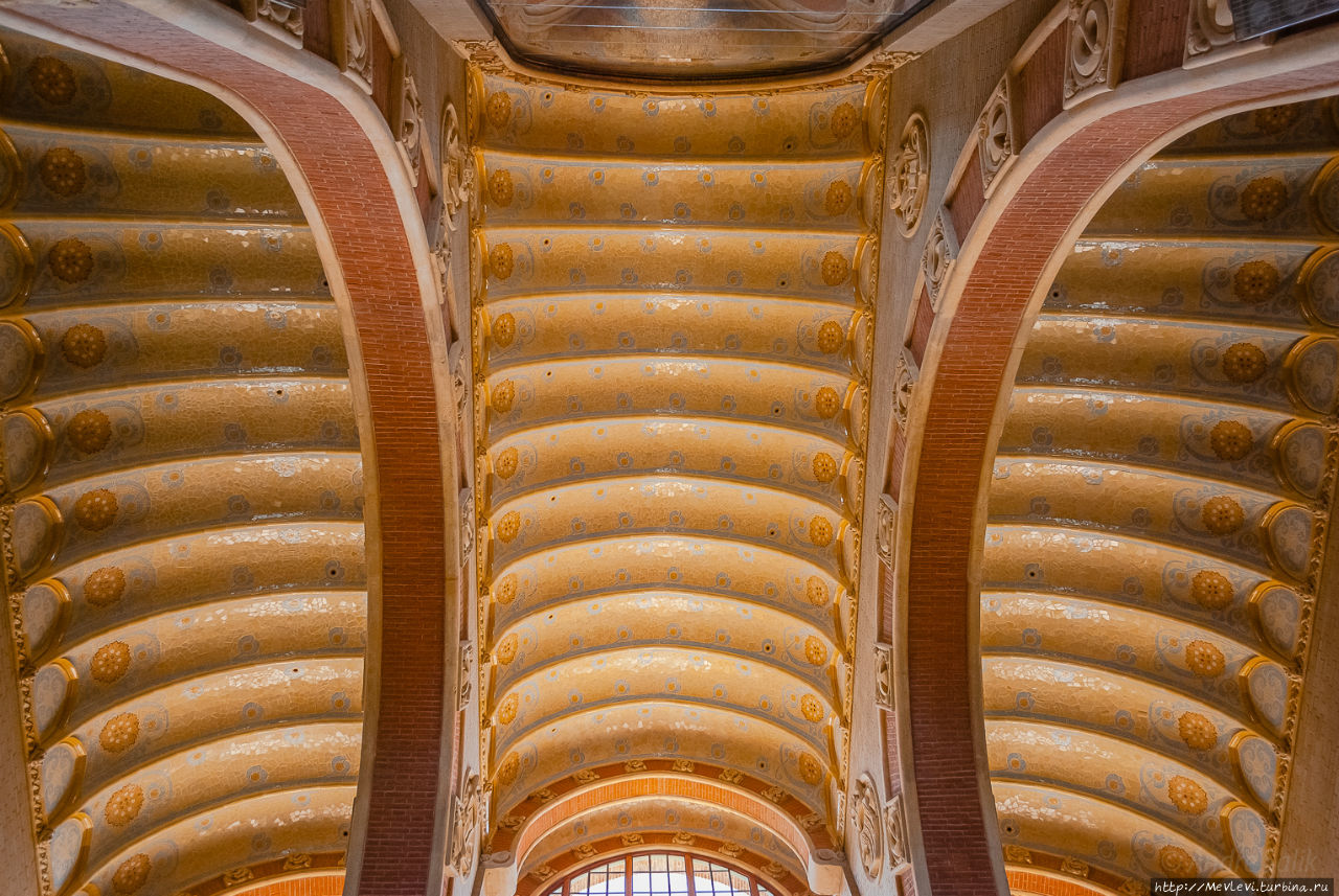 Внутри Hospital de Sant Pau Барселона, Испания