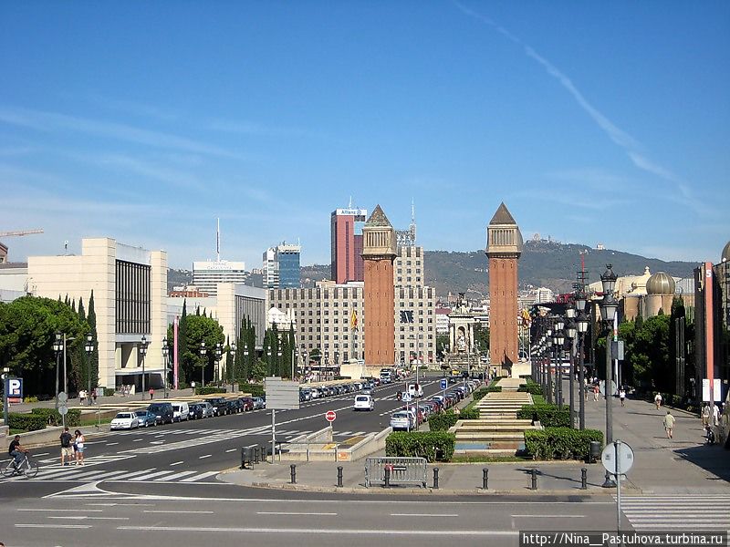 Три  площади  Барселоны Барселона, Испания