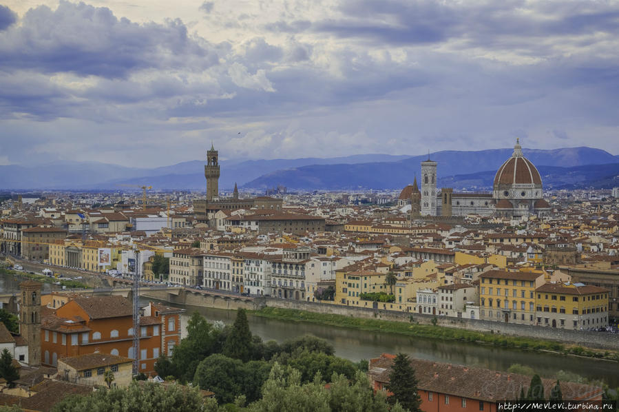 Италия, Флоренция. Площадь Микеланджело Флоренция, Италия