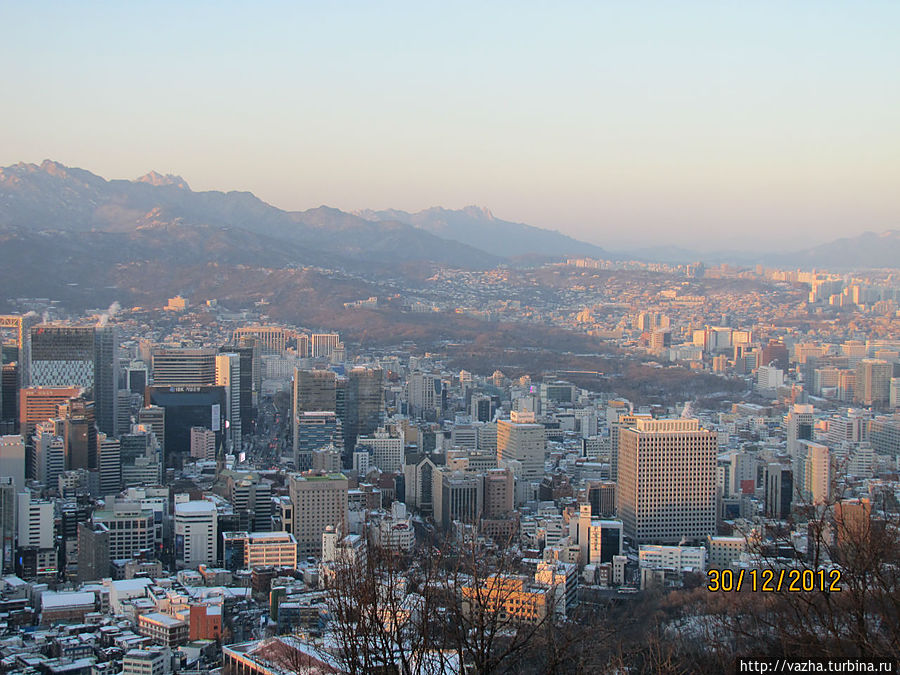 Зимний Сеул. Сеул, Республика Корея