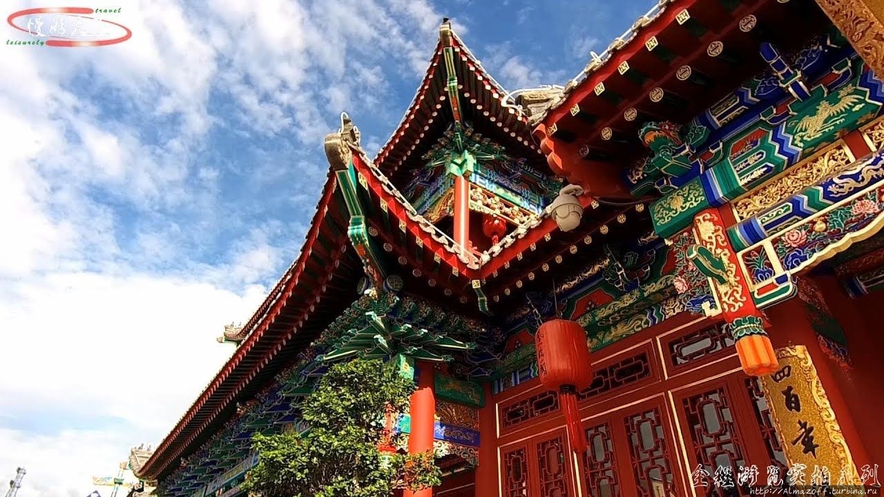 Храмовый комплекс Хуаянь в городе Датун, Шаньси, Китай. Датун, Китай