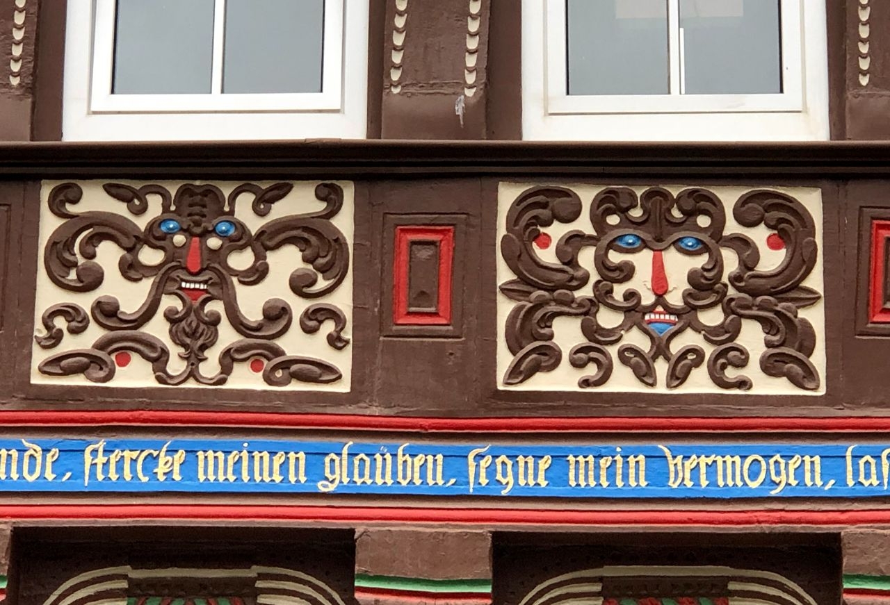 Decorative elements that create the image of Goslar