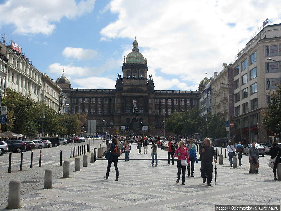И опять Вацлавская площадь Прага, Чехия