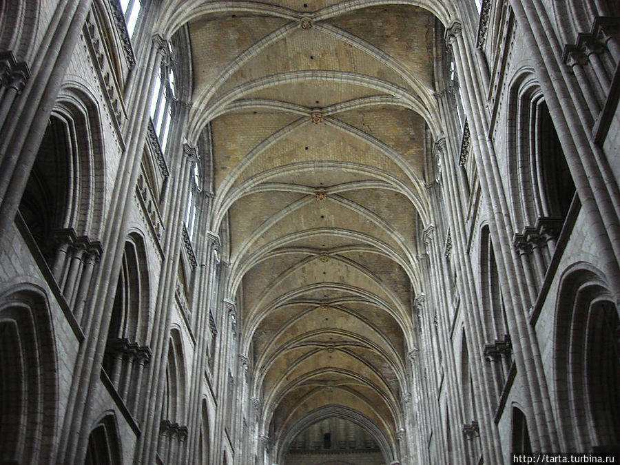 Своды собора Руан, Франция