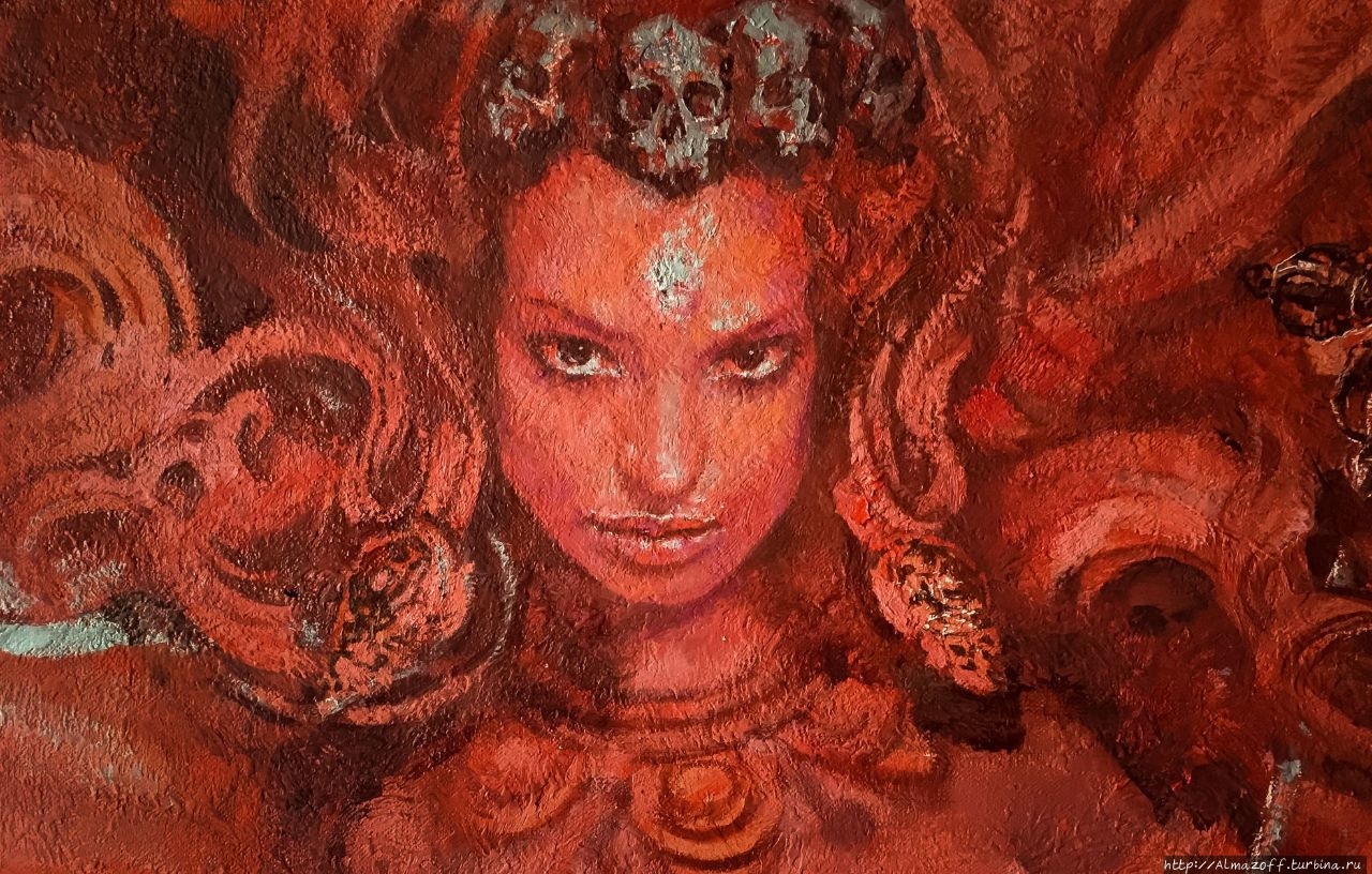 Ваджрайогини, художник Андрей Ганюков. Ваджрайогини, художник Андрей Ганюков.