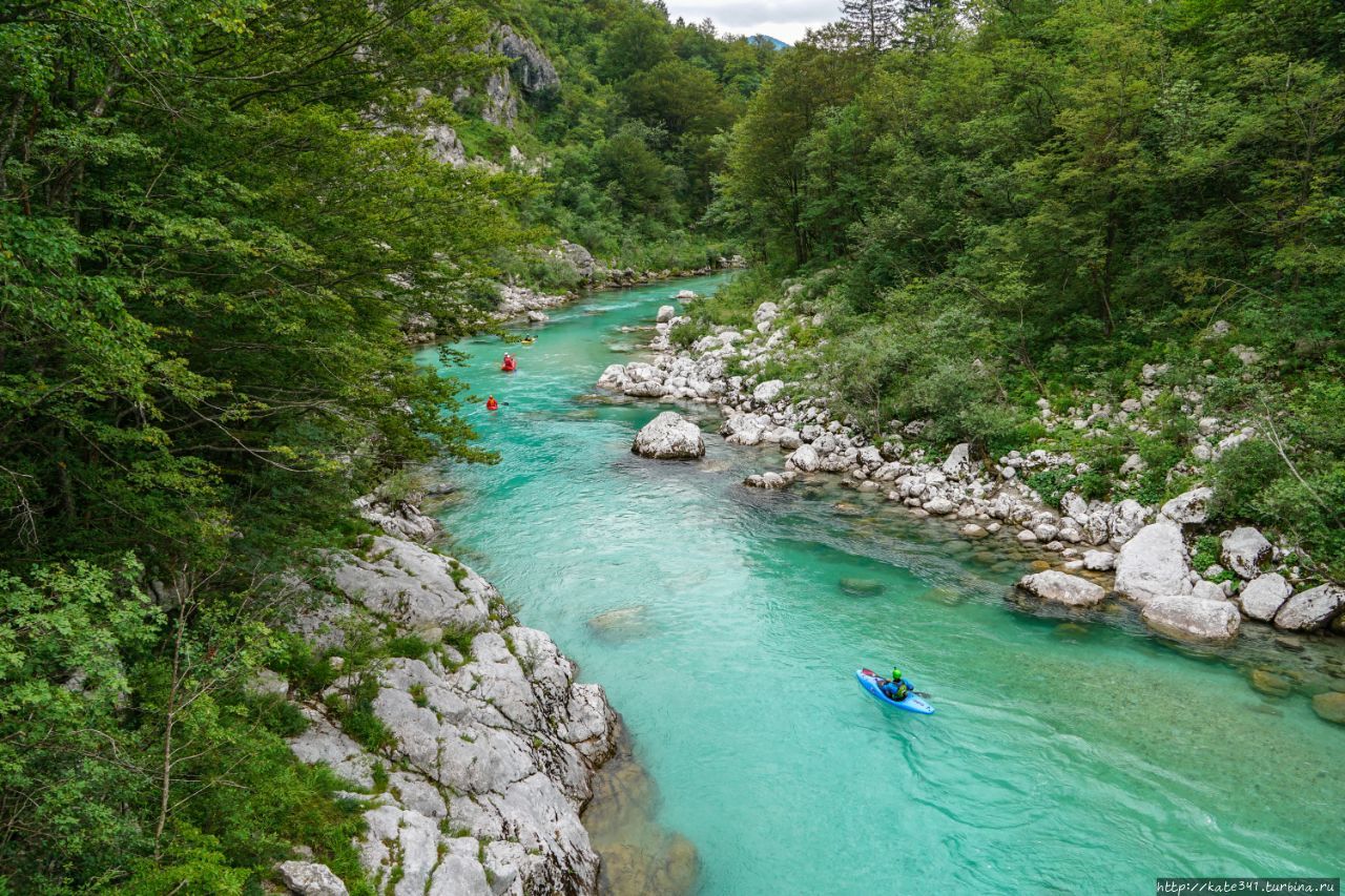 Река соча словения