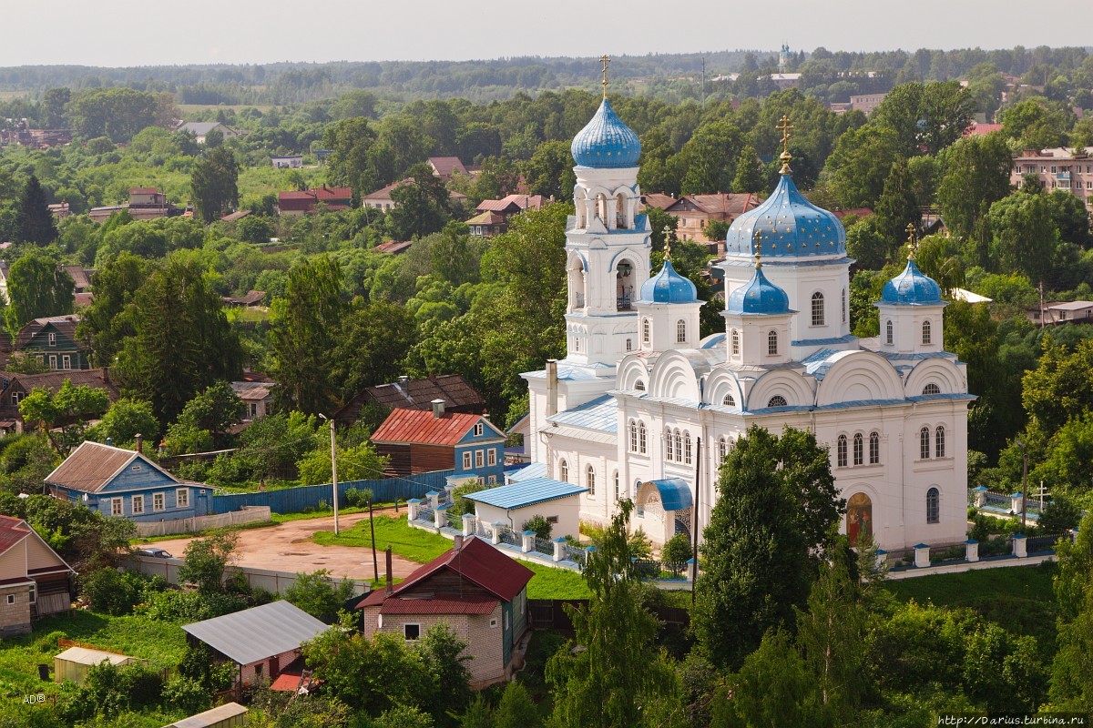 Торжок — Виды с колокольни Борисоглебского монастыря Торжок, Россия