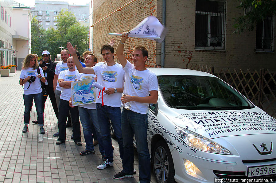 Финиш у Чистых прудов в Москве