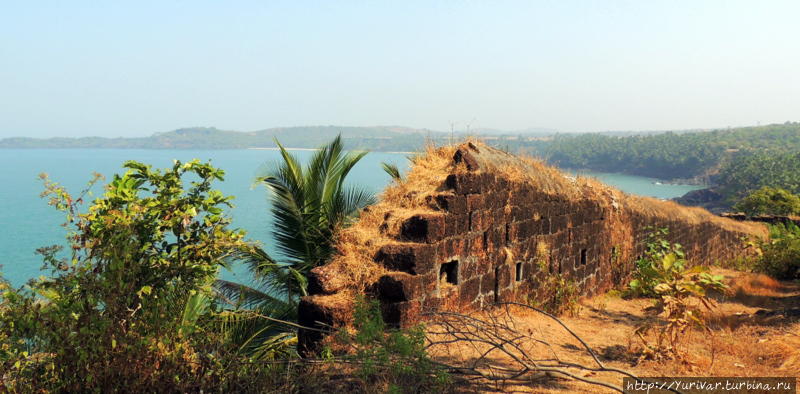 Сокровища форта Кабо де Рама на индийском Гоа Палолем, Индия