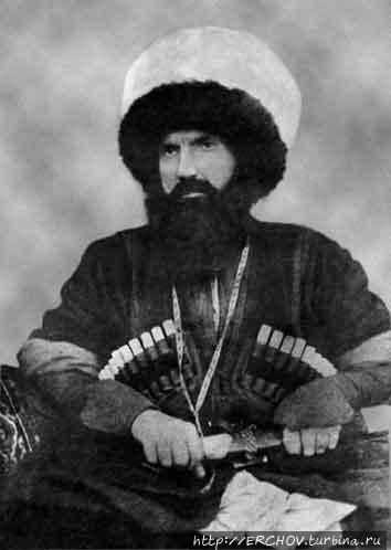Имам Шамиль 1859 г. Фото из интернета. Гуниб, Россия