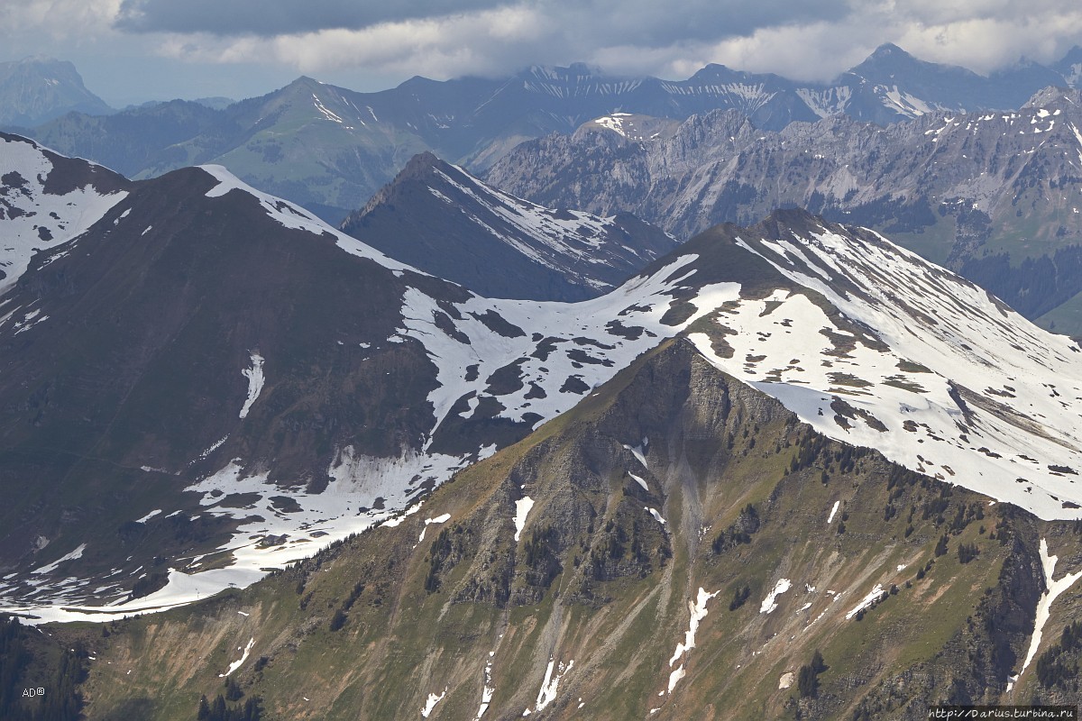 Женева — Се Руж (Peak Walk — Прогулка по пикам) — спуск Женева, Швейцария