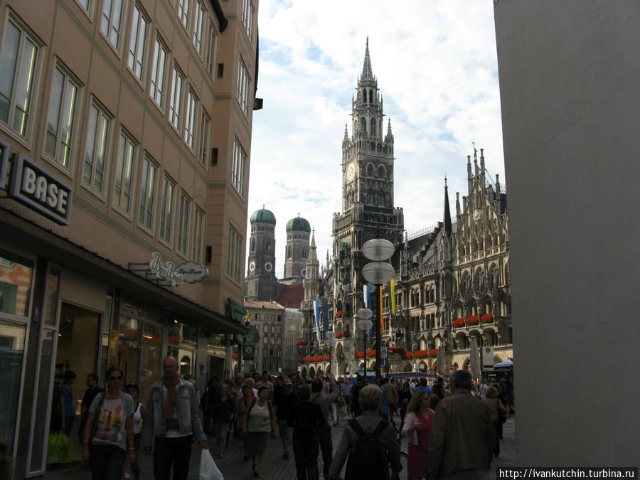 Многолюдный Мюнхен Мюнхен, Германия