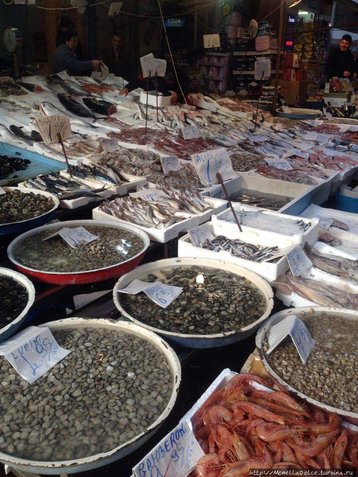 Рыбный базар Порта Нолана Неаполь, Италия