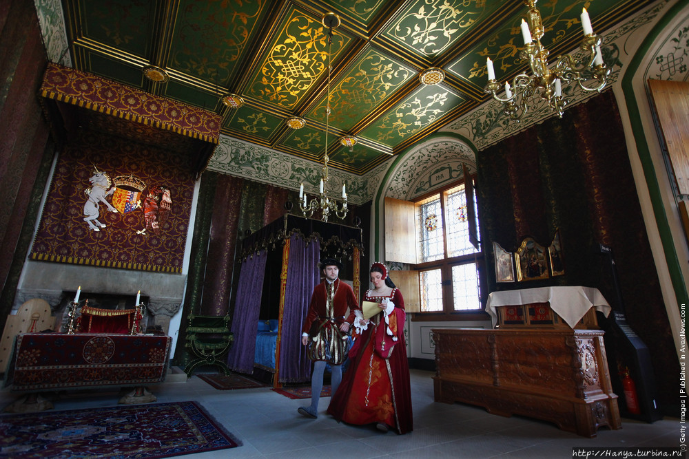 Спальня королевы в замке Стерлинг. Фото из интернета Стерлинг, Великобритания