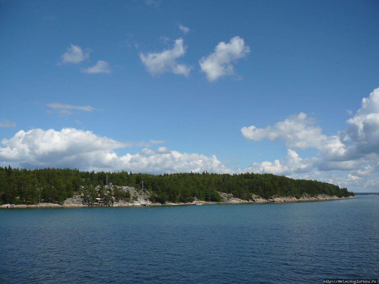 Короткая остановка на острове Ханка, Финляндия