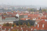 Вид на Прагу с холма Пражского града